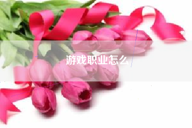 游戏职业怎么  第1张