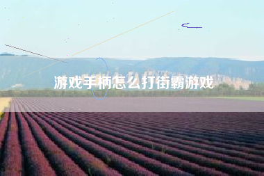 游戏手柄怎么打街霸游戏