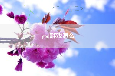 god游戏怎么  第1张