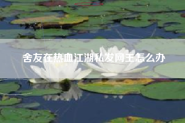 舍友在热血江湖私发网王怎么办