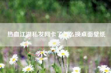 热血江湖私发网卡了怎么换桌面壁纸