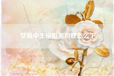 女高中生模拟器游戏怎么下