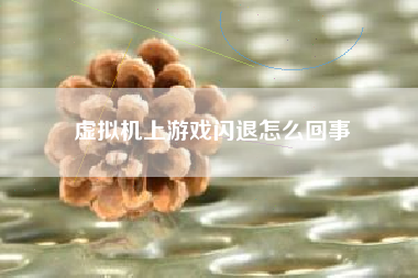虚拟机上游戏闪退怎么回事  第1张