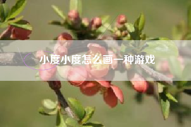 小度小度怎么画一种游戏