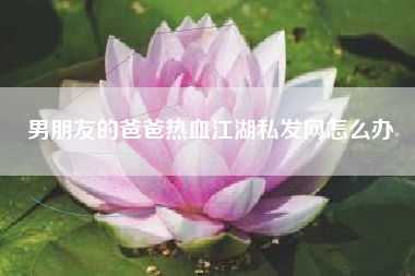 男朋友的爸爸热血江湖私发网怎么办