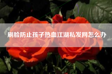 刷脸防止孩子热血江湖私发网怎么办