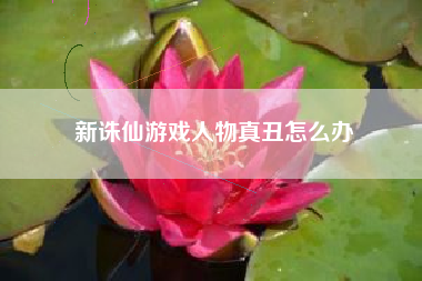 新诛仙游戏人物真丑怎么办  第1张