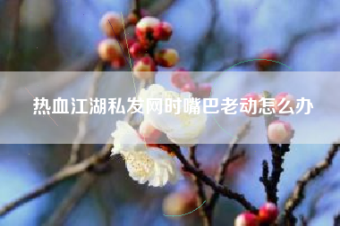 热血江湖私发网时嘴巴老动怎么办