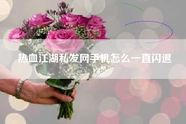 热血江湖私发网手机怎么一直闪退