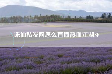 诛仙私发网怎么直播热血江湖SF