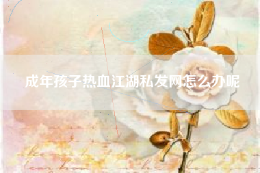 成年孩子热血江湖私发网怎么办呢