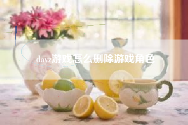 dayz游戏怎么删除游戏角色