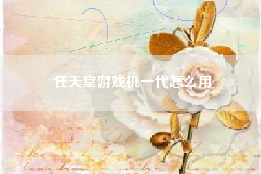 任天堂游戏机一代怎么用