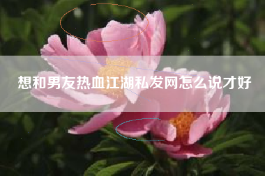 想和男友热血江湖私发网怎么说才好