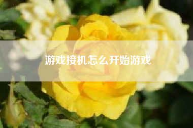 游戏接机怎么开始游戏