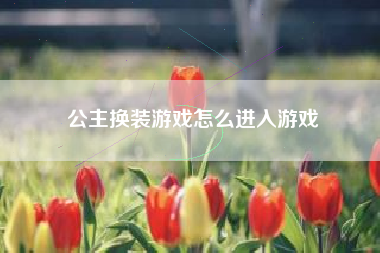 公主换装游戏怎么进入游戏