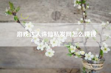 游戏达人诛仙私发网怎么赚钱  第1张