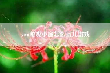 vivo游戏小窗怎么玩儿游戏