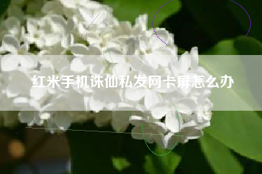 红米手机诛仙私发网卡屏怎么办