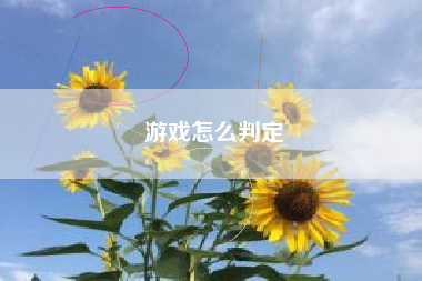 游戏怎么判定