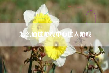 怎么通过游戏中心进入游戏
