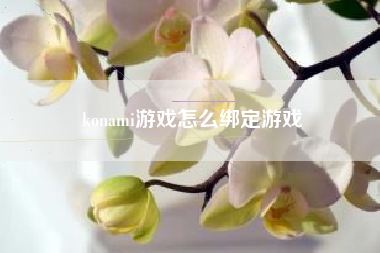 konami游戏怎么绑定游戏
