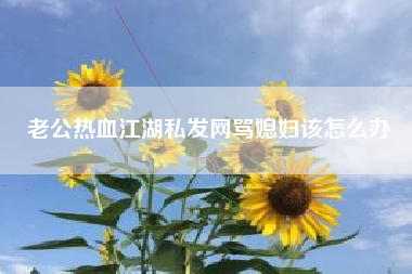 老公热血江湖私发网骂媳妇该怎么办