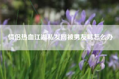 情侣热血江湖私发网被男友骂怎么办