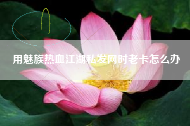 用魅族热血江湖私发网时老卡怎么办  第1张
