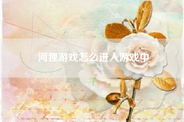 河狸游戏怎么进入游戏中