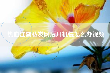 热血江湖私发网后开机慢怎么办视频