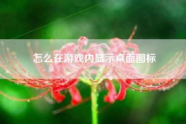 怎么在游戏内显示桌面图标  第1张