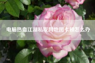 电脑热血江湖私发网地图卡顿怎么办