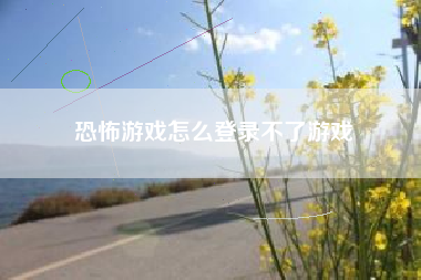 恐怖游戏怎么登录不了游戏