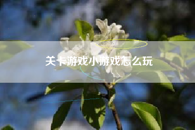 关卡游戏小游戏怎么玩